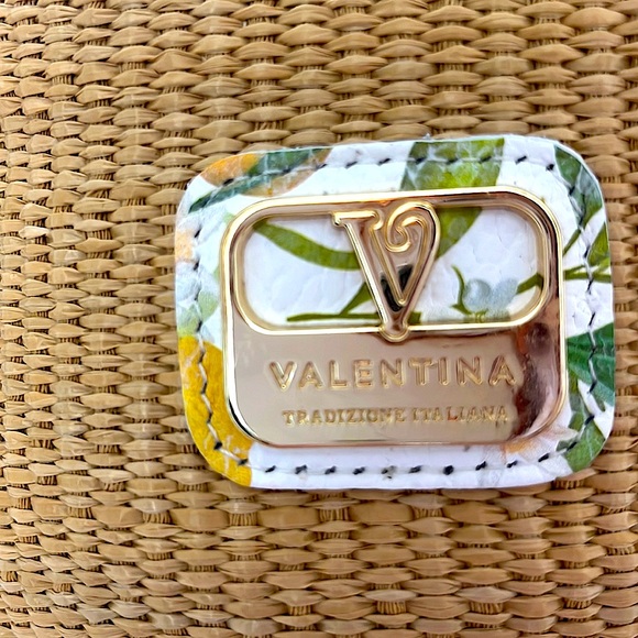 🌴 VALENTINA Lemon 🍋 Print Raffia Bag🍀 - Picture 9 of 9